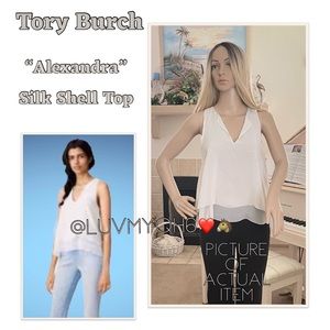 Tory Burch Alexandra Silk Top